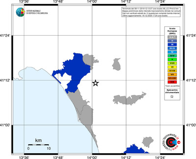 Mappa EMS - territori comuni