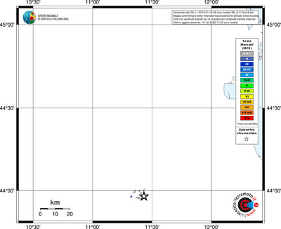 Mappa MCS - territori località