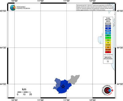 Mappa MCS - territori comuni
