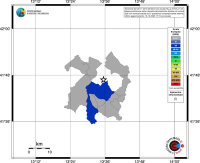 Mappa EMS - territori comuni