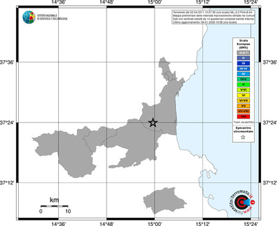 Mappa EMS - territori comuni