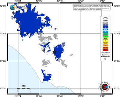 Mappa MCS - territori località