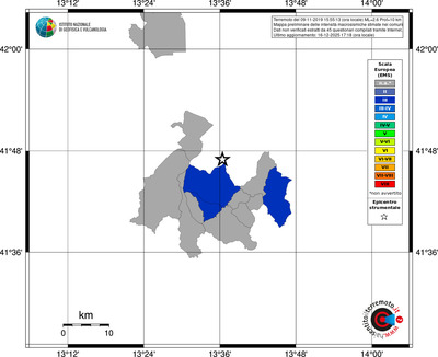 Mappa EMS - territori comuni