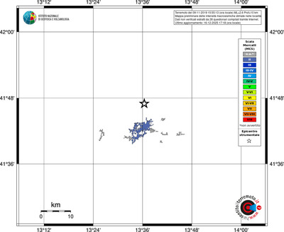 Mappa MCS - territori località