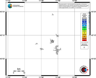 Mappa EMS - territori località