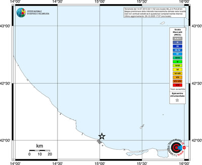 Mappa MCS - territori località