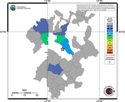 Mappa MCS - territori comuni