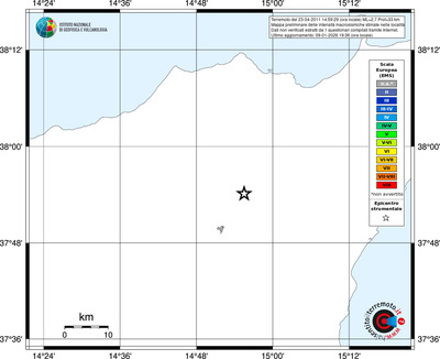 Mappa EMS - territori località
