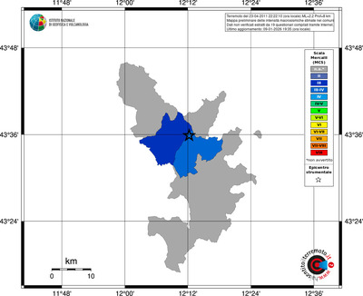 Mappa MCS - territori comuni
