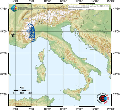 Area di invio delle email agli iscritti