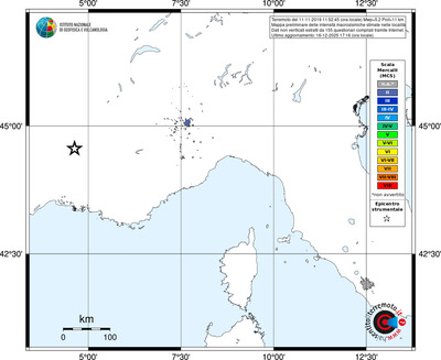 Mappa MCS - territori località