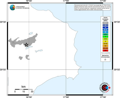 Mappa EMS - territori comuni