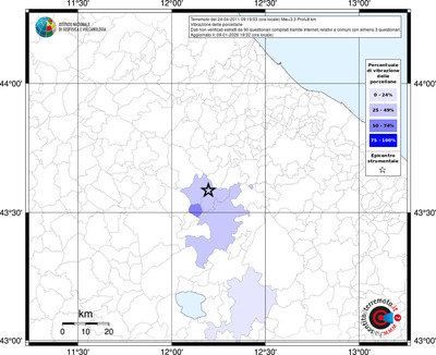 Mappa territorio comunale con almeno 3 questionari