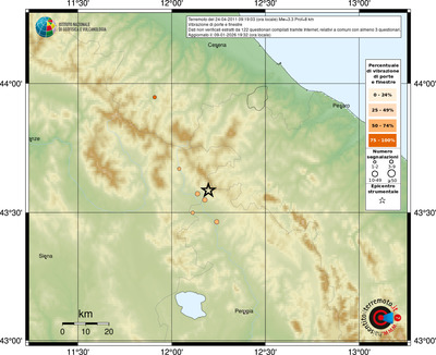 Mappa comuni con almeno 3 questionari