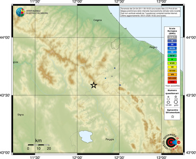 Mappa EMS - località