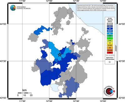 Mappa MCS - territori comuni