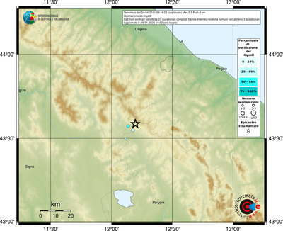 Mappa comuni con almeno 3 questionari