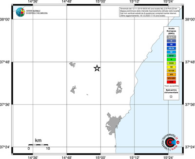 Mappa EMS - territori località