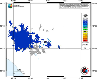 Mappa EMS - territori località
