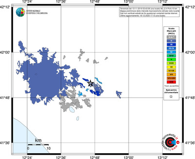 Mappa MCS - territori località