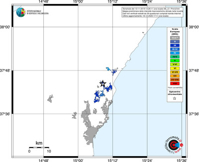 Mappa EMS - territori località