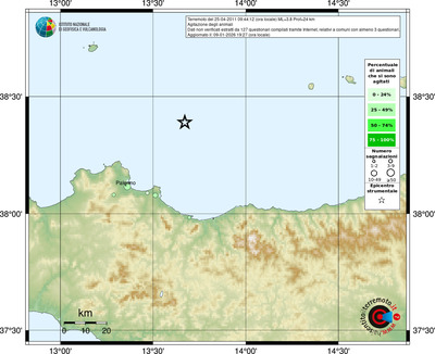 Mappa comuni con almeno 3 questionari