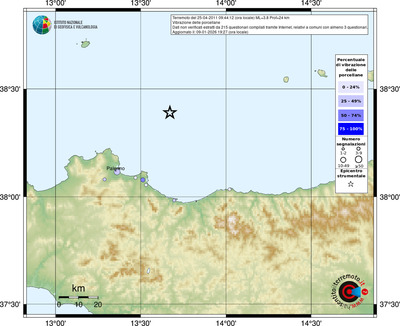 Mappa comuni con almeno 3 questionari