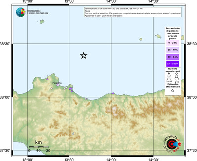 Mappa comuni con almeno 3 questionari