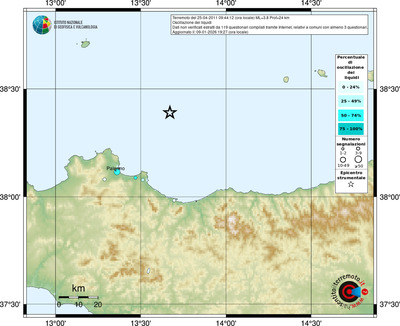 Mappa comuni con almeno 3 questionari