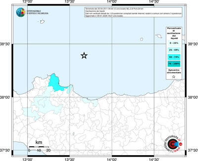Mappa territorio comunale con almeno 3 questionari