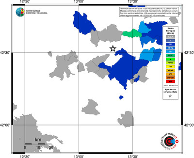 Mappa EMS - territori comuni