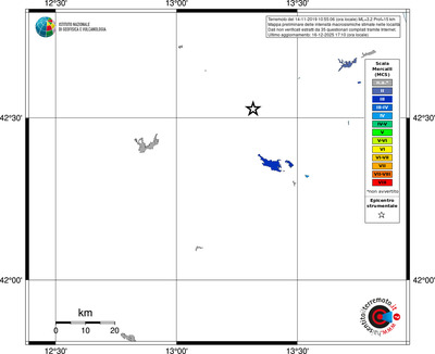 Mappa MCS - territori località