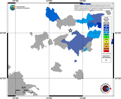 Mappa MCS - territori comuni