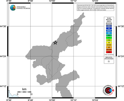 Mappa MCS - territori comuni