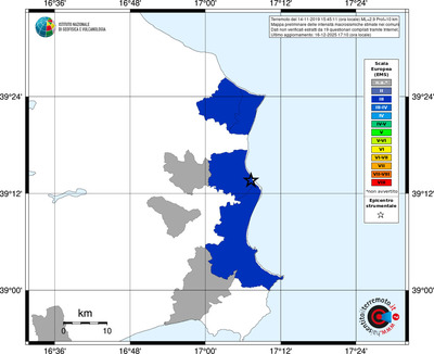 Mappa EMS - territori comuni