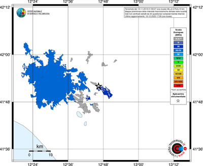 Mappa EMS - territori località