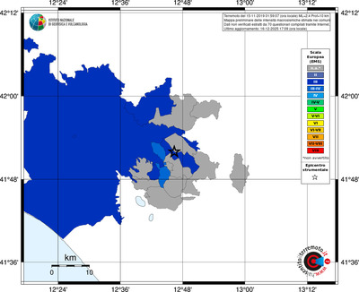 Mappa EMS - territori comuni