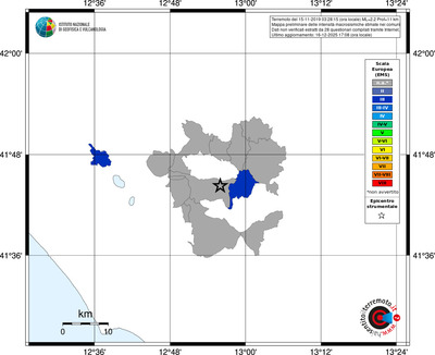 Mappa EMS - territori comuni