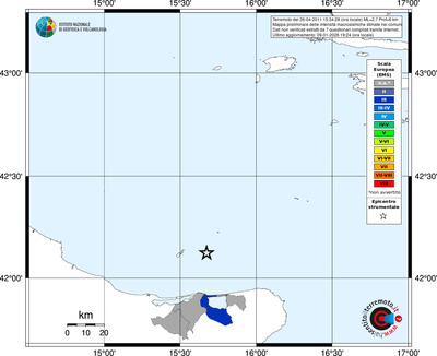 Mappa EMS - territori comuni