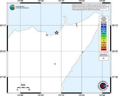 Mappa EMS - territori località