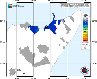 Mappa EMS - territori comuni