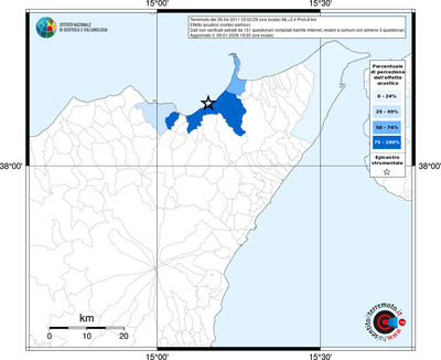 Mappa territorio comunale con almeno 3 questionari
