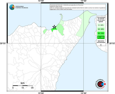 Mappa territorio comunale con almeno 3 questionari