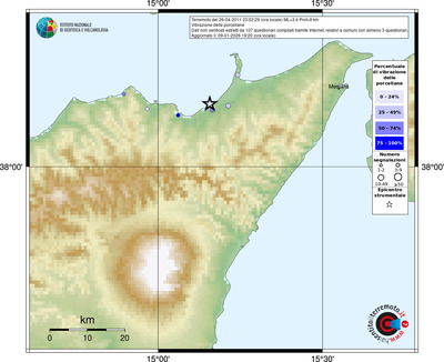 Mappa comuni con almeno 3 questionari