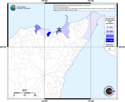 Mappa territorio comunale con almeno 3 questionari