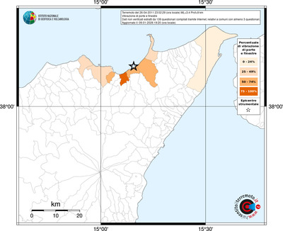 Mappa territorio comunale con almeno 3 questionari