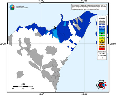 Mappa EMS - territori comuni
