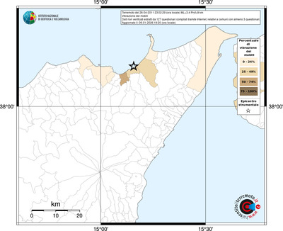 Mappa territorio comunale con almeno 3 questionari