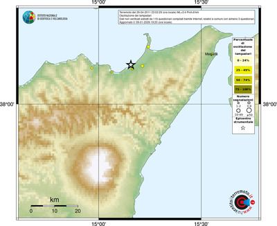 Mappa comuni con almeno 3 questionari