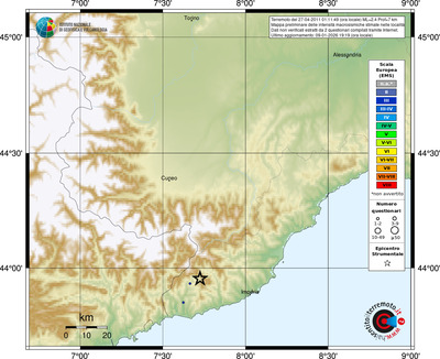 Mappa EMS - località